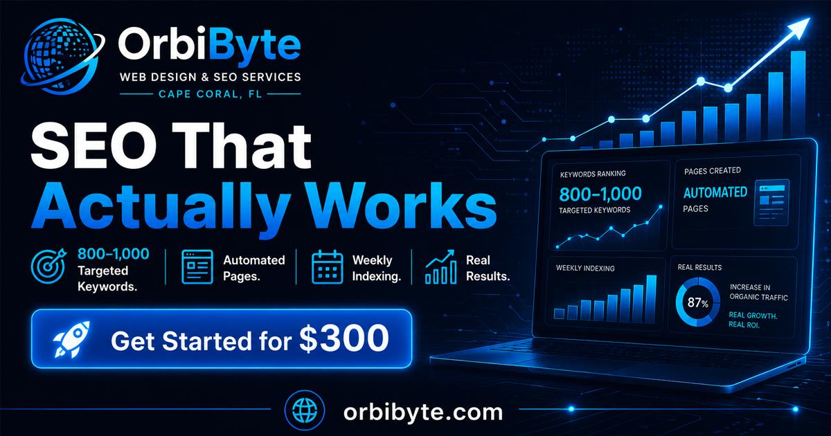 SEO SPECIAL CAPE CORAL FLORIDA